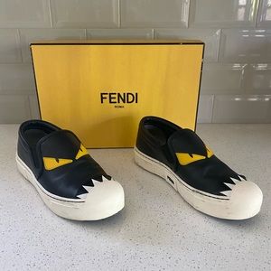 ❌ sold ❌Fendi bug monster eyes slip on sneaker US 5 EU 35